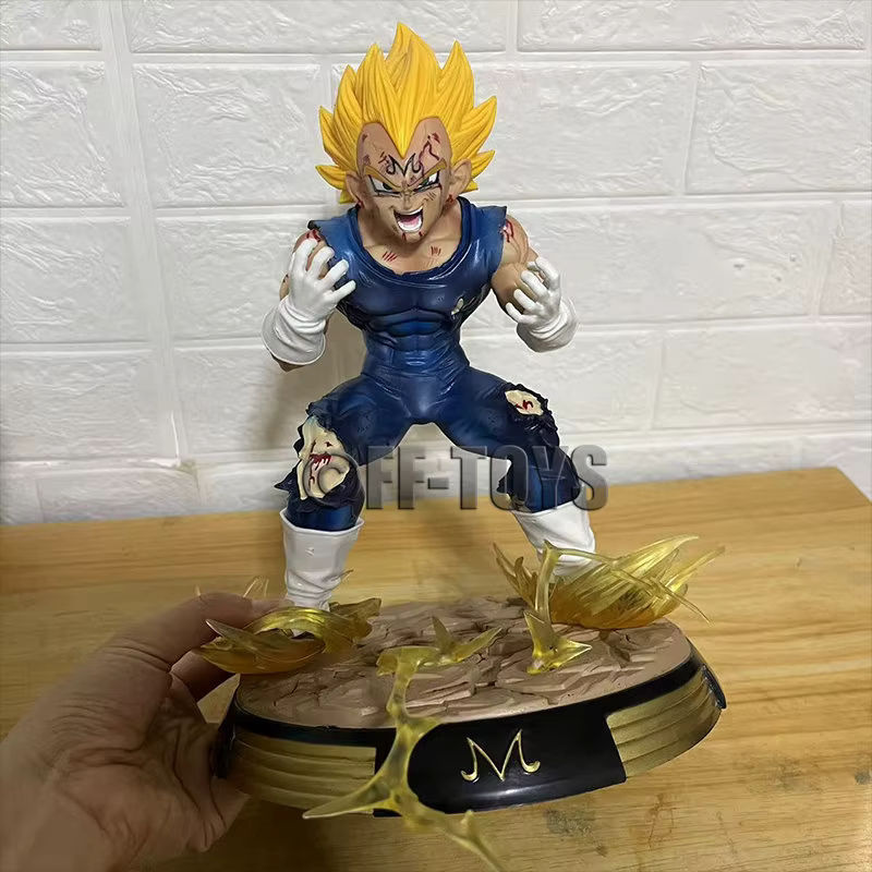 Bandai Dragon Ball Z Majin Vegeta Figur aus PVC mit Basis, mehrfarbig, Höhe: 28 cm - Bild 4