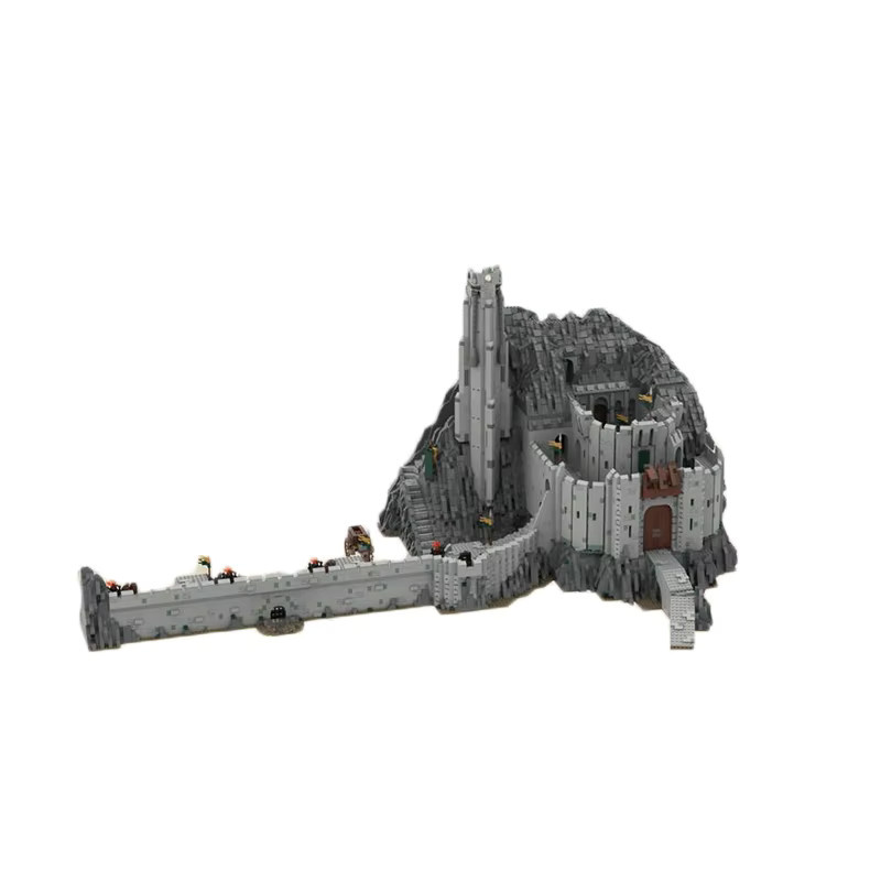 MOCBUILDING Ring der Feiern Helm's Deep Wachturm Festung, Bausteine, Fantasy - Bild 4