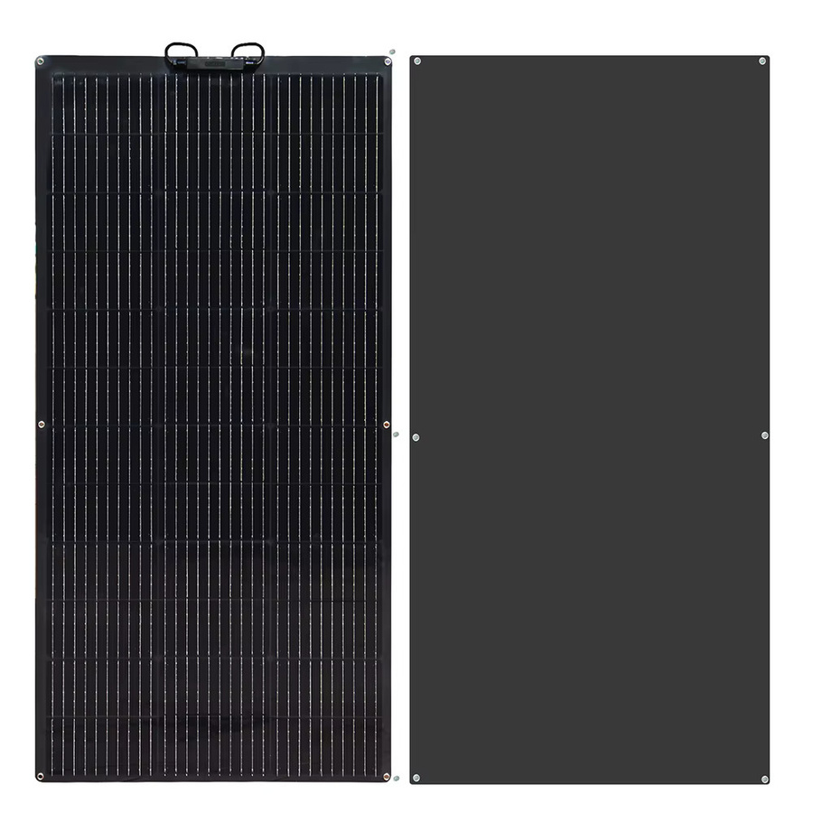 xinpuguang Solarpanel-Set mit 300W monokristallinen Zellen und 150W Batterieladegerät, Schwarz, für Wohnmobil, Auto, Boot und Zuhause, 12V/24V - Bild 2