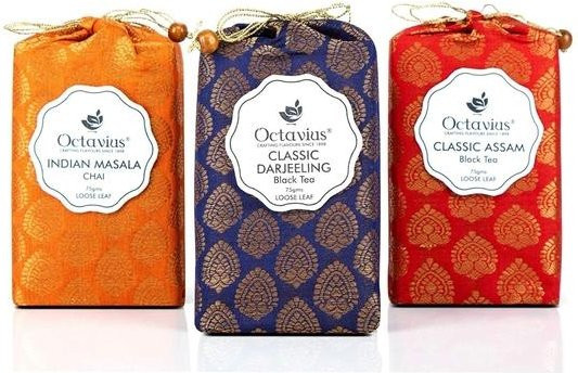 Octavius Tee, Vedic Spices, Masala, Schwarztee, Teebeutel, 3 x 75 g - Bild 1