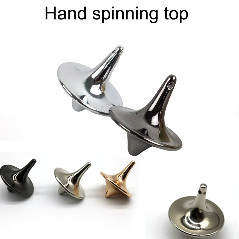 GUEN Metall-Gyro Hot Movie Totem, Silberner Handkreisel, Fidget-Spielzeug - Bild 4