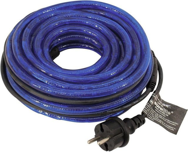 EUROLITE RUBBERLIGHT RL-230V Neon Flex Lichtschlauch in Blau, 9 m - Bild 1