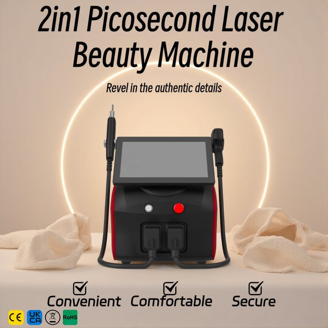 FODRK 2-in-1 Pikosekunden-Laser-Schönheitsgerät, Unisex - Bild 1