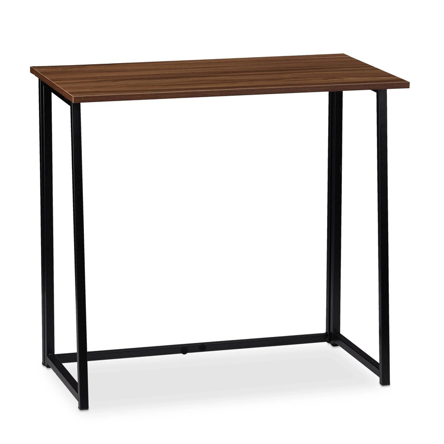 Relaxdays Klapptisch Computerschreibtisch aus PB und Eisen in Schwarz, B/T/H: 80 x 74,5 x 45 cm - Bild 2