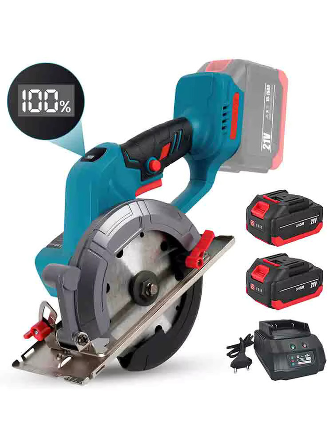 Makita 15,24 cm bürstenlose kompakte Kreissäge für Holz, Metall und Keramik in Blau, kompatibel mit Makita LXT 18 V Akku - Bild 4
