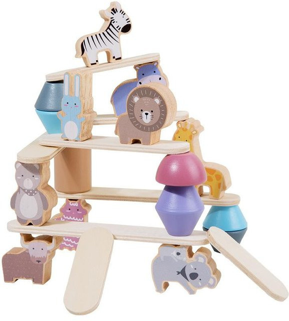 Kidsly Montessori Holz Balance Spielzeug, Tiere, ab 0 Jahre - Bild 1
