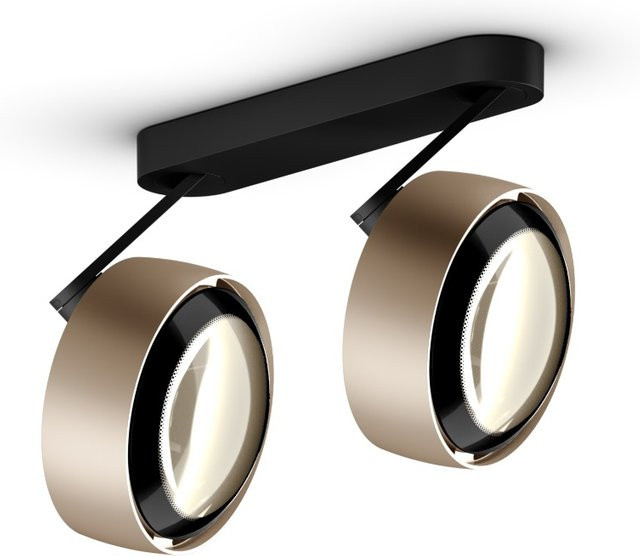 Occhio Più alto 3d doppio VOLT LED-Deckenstrahler in Gold matt und Schwarz matt mit warmweißem Licht (3000K) - Bild 1