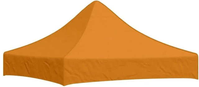 vidaXL Partyzelt-Dach für Faltpavillon in Orange, B/T: 200 x 200 cm, aus Polyester Oxford-Gewebe - Bild 1