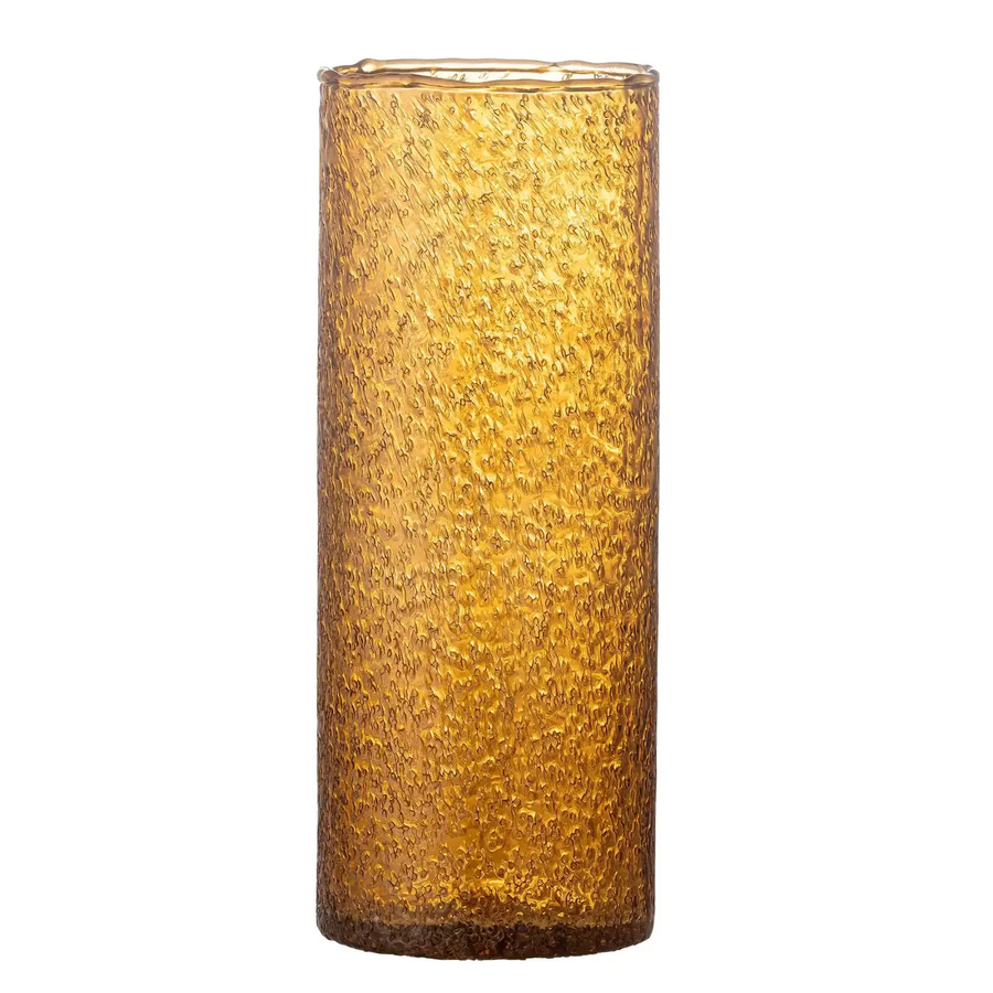 Bloomingville Vase Zenta aus recyceltem Glas in Braun, Höhe: 32 cm - Bild 1