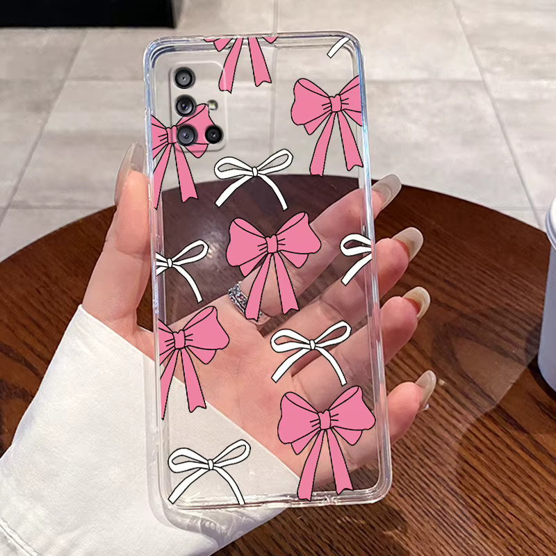 Samsung Galaxy A51 A515F A71 4G A715F/DS M51 Schutzhülle mit süßem Kaninchen Design aus transparentem TPU - Bild 2