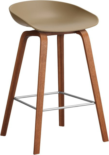HAY About A Stool AAS 32 Hocker in Braun aus Eichenholz, Walnussholz und Polypropylen - Bild 1