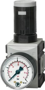 Riegler Präzisionsdruckventil FUTURA, durchgangsgeführt, Farbe: grau, Anschluss G 1/4, Druckbereich: 0,5-8 bar - Bild 1
