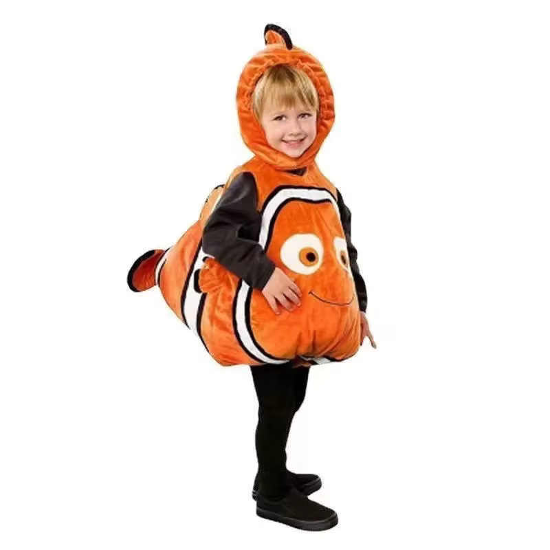 Potdemiel Nemo Clown Fisch Kostüm, Overall und Kopfbedeckung Set, Disney - Bild 2