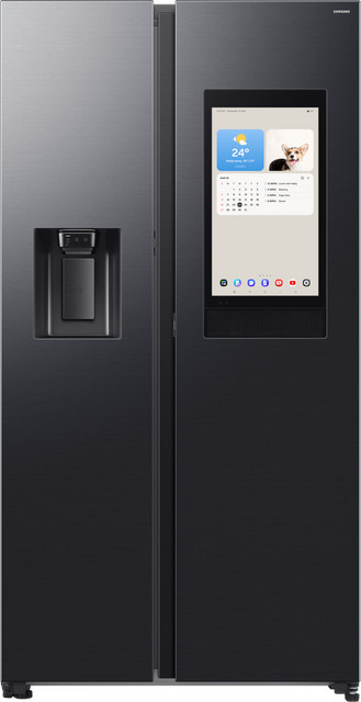 Samsung Family Hub RS97F Side by Side Kühlschrank mit View Inside, Festwasseranschluss und Smart Home Integration, 614 l, Schwarz - Bild 1