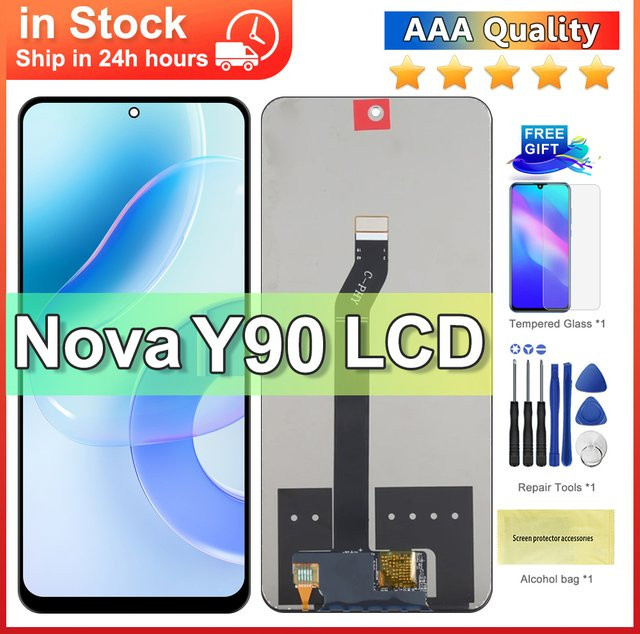 Huawei Nova Y90 Ersatz Display Touchscreen Panel in Schwarz, 6.7 Zoll für CTR-LX2, CTR-LX1, CTR-LX3 - Bild 1