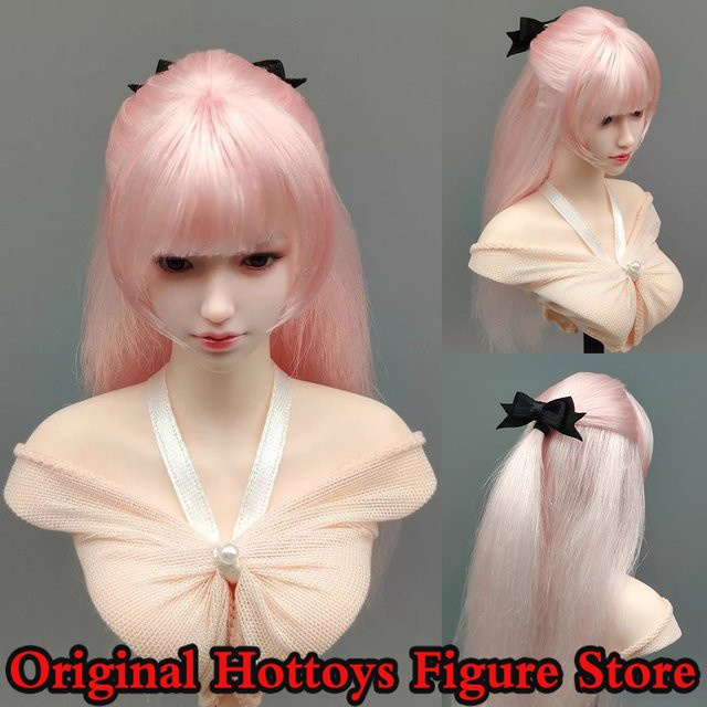 Hot Toys Szenenzubehör, rosa Perücken, Kopfbedeckung, Maßstab 1:6 - Bild 1