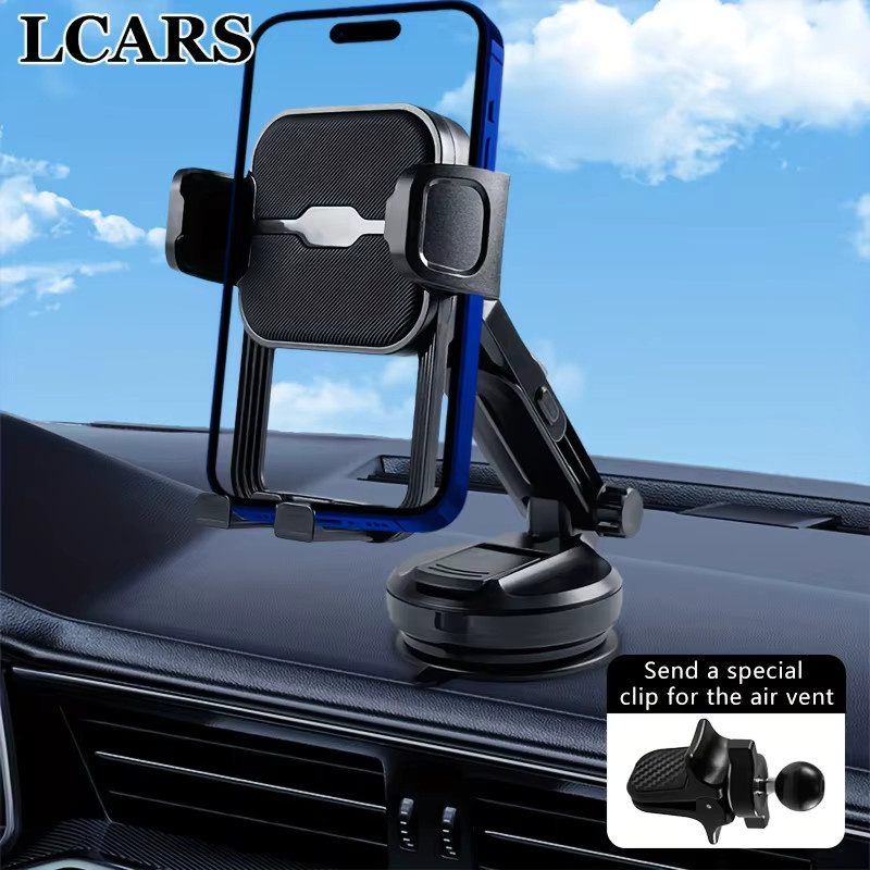 LCARS Multifunktions-Autotelefonhalter in Schwarz für Armaturenbrett und Lüftungsschlitz - Bild 3