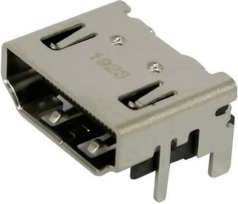 Molex 208658-8131 HDMI-Steckverbinder in Gold und Silber auf einer Vollrolle - Bild 1