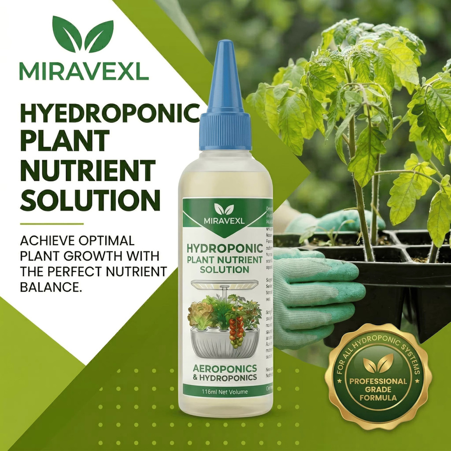 MIRAVEXL Hydroponischer Flüssigdünger Allzweck-Lösung für Indoor-Gärten, Blumen und Gemüse - Bild 2