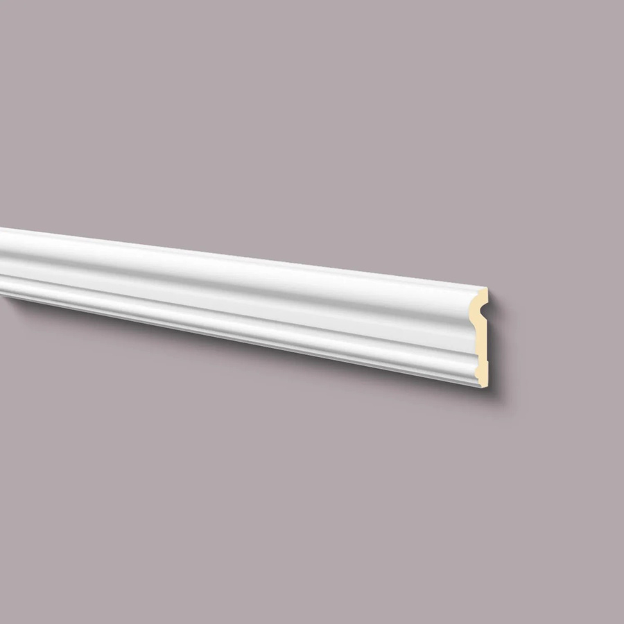 NMC MA16 DOMOSTYL Fassadenstuck Türumrandung und Fensterumrandung aus Polyurethan in Weiß, B/H/T: 200 x 10 x 3 cm - Bild 1