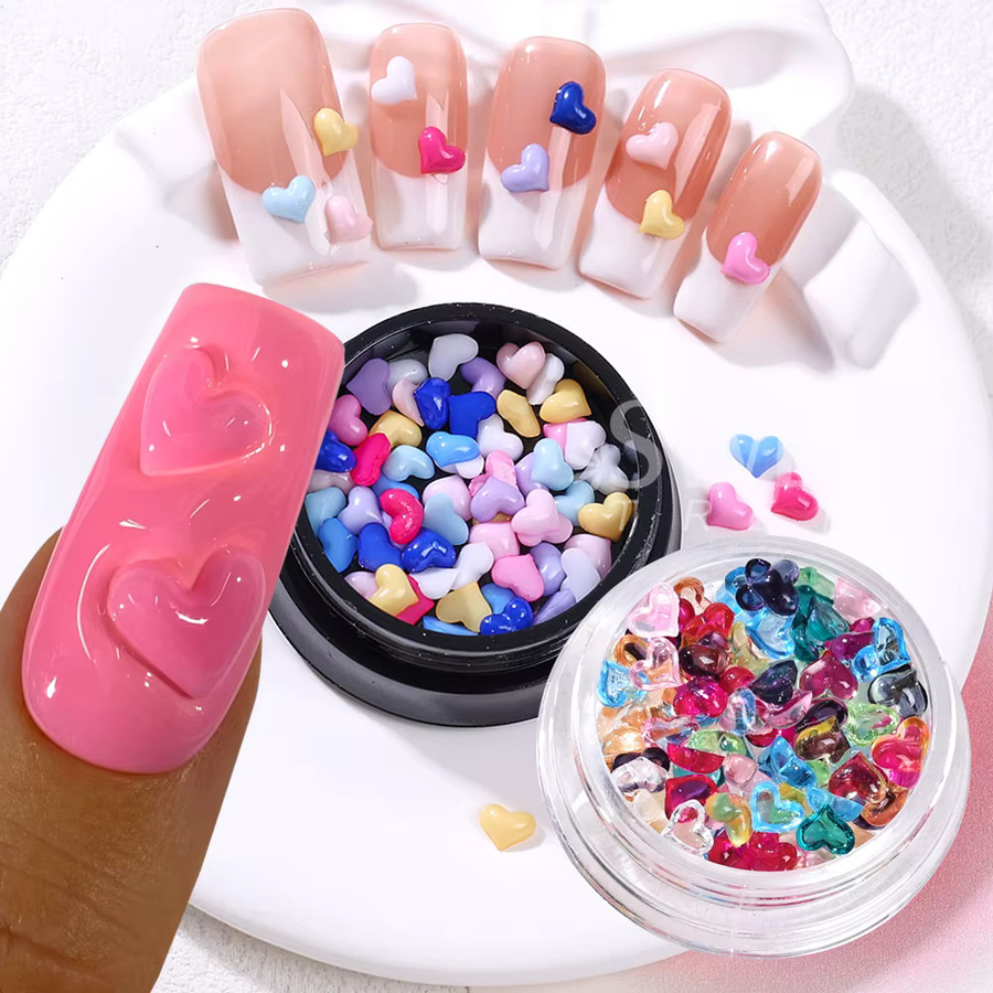 SWEET TREND Nail Art Charms Love Heart, Glänzend - Bild 1