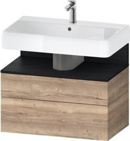 Duravit Waschtischunterschrank Qatego in Weiß, B/T/H: 79 x 47 x 59 cm - Bild 1