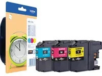 Brother LC125XL Rainbow Pack Tintenpatronen mit hoher Kapazität in Cyan, Magenta und Gelb für Brother Drucker - Bild 2