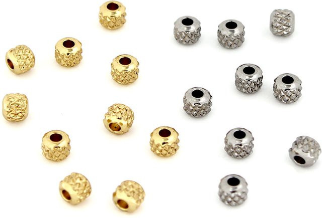 SUMOORL Spacer Perlen, Edelstahl, Gold, Unisex - Bild 1