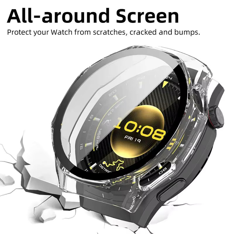 Huawei Schutzhülle für Huawei Uhr GT6 Pro 46mm, Glas, Silikon, Schwarz - Bild 3