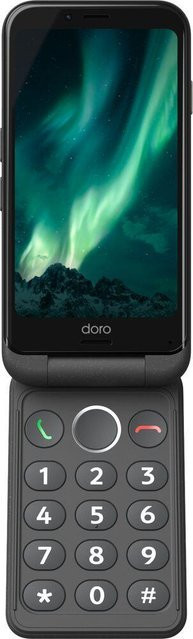 Doro Aurora A20 Senioren-Smartphone Schwarz mit 64GB Speicher und 4,5 Zoll Display - Bild 1