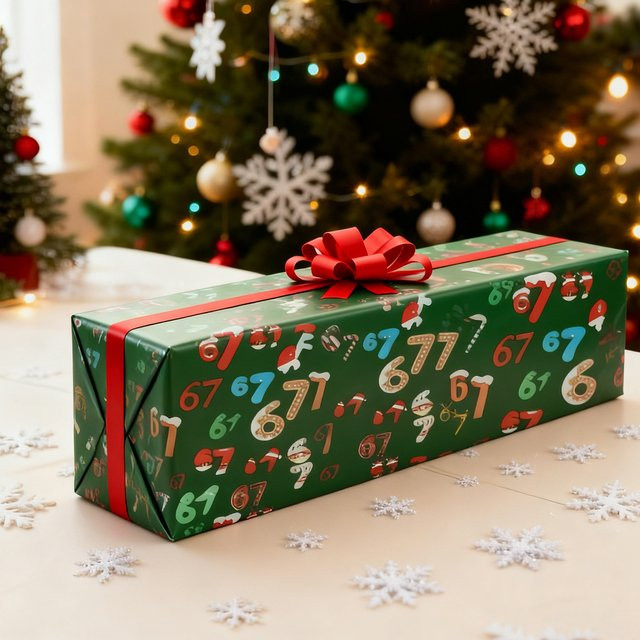 Festliches Weihnachtspapier mit 67 Mustern in Grün für deine Bastelprojekte, Partys und Hochzeiten - Bild 1