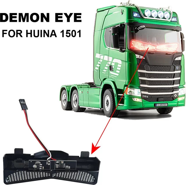 HUINA 1501 RC-Truck Zubehör, Ferngesteuerter Traktor, mit Licht - Bild 1