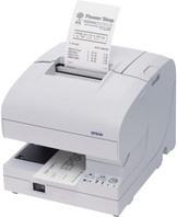 Epson TM J7700 Tintenstrahl-Belegdrucker in Weiß mit USB 2.0 und LAN sowie integriertem Cutter - Bild 1