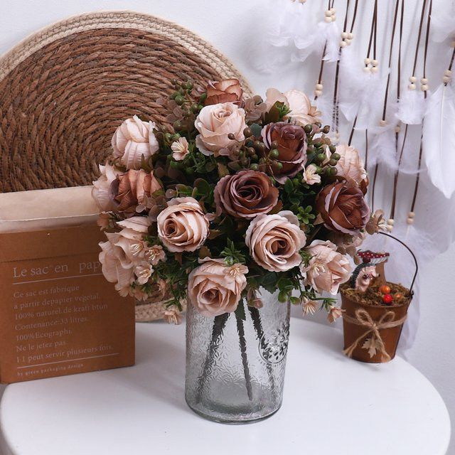 Künstliche Rose Kahaul in Blau für Hochzeit, Party und Dekoration - Bild 1