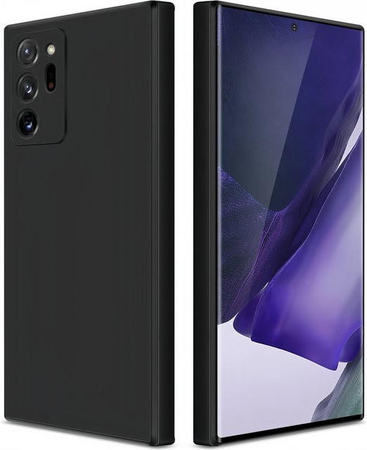 Stoßfeste Silikon Handyhülle für Samsung Galaxy Note 20 Ultra, Note 20 und Note 10+ in Rot - Bild 1