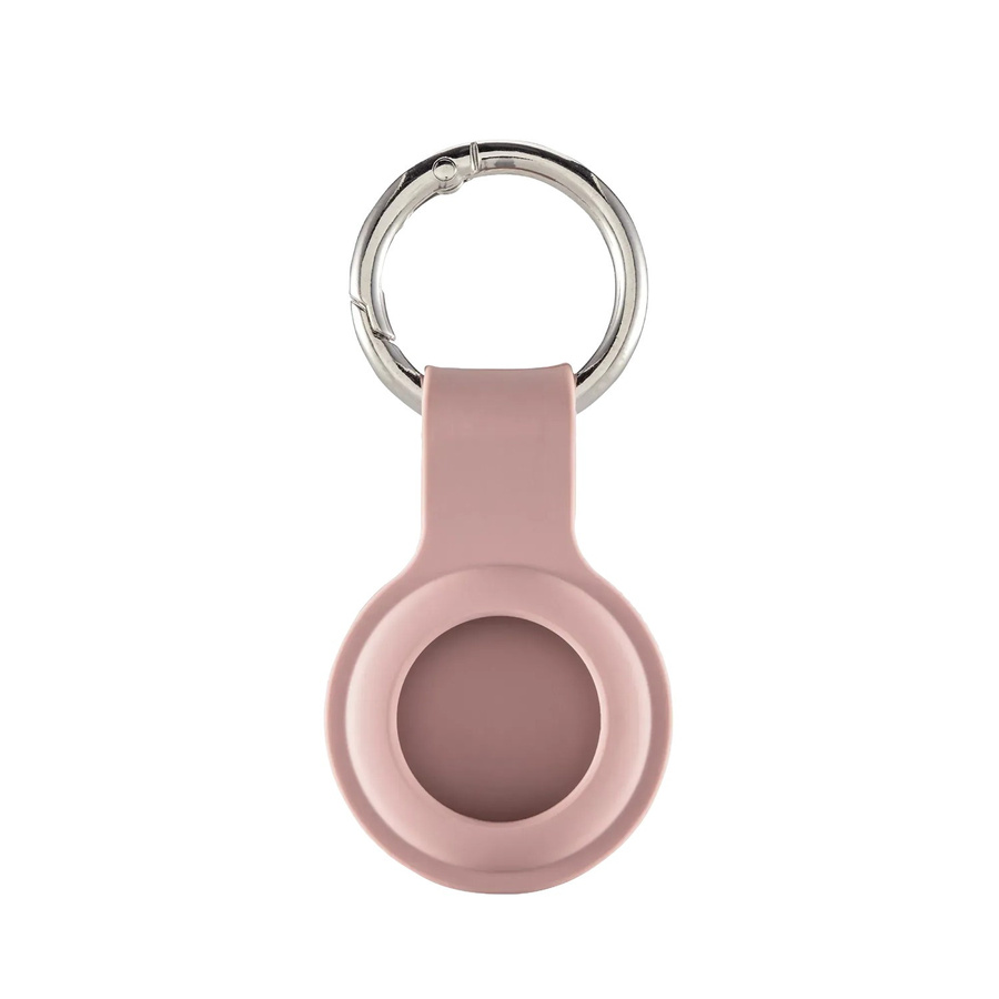 Hama Schlüsselanhänger Fantastic Feel für Apple AirTag in Silikon-Optik Beige und Pink - Bild 2