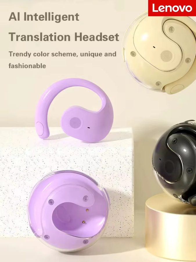 Lenovo T2 Bluetooth In-Ear Kopfhörer mit KI-Echtzeit-Sprachübersetzung für 144 Sprachen - Bild 7