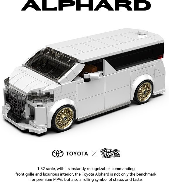 XQ Toyota Alphard Modellauto-Bausatz, 1:24 Maßstab - Bild 1