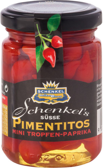 Schenkel Pimentitos Mini Tropfen-Paprika 85 g - Bild 1