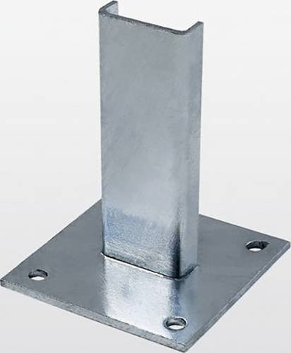Günzburger Steigtechnik Fußplatte 68253 in Silber - Bild 1