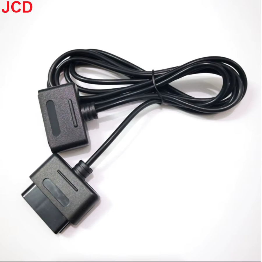 JCD Game Controller Verlängerungskabel für SNES und Super SNES Controller, Schwarz, Länge: 1,8 m - Bild 3