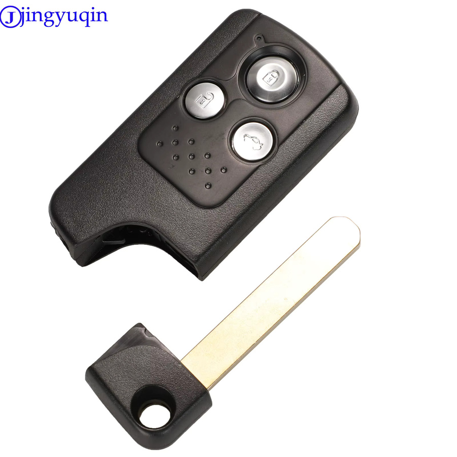 Jingyuqin Remote Auto Schlüssel Anhänger FSK 433MHz ID46 Chip für Honda CRV Accord Civic Odyssey in Schwarz - Bild 3