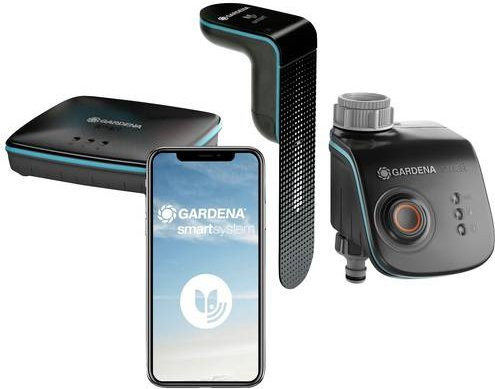 GARDENA smart Sensor Control Set Bewässerungssteuerung in Schwarz mit smart Water Control, smart Gateway und smart Sensor - Bild 2