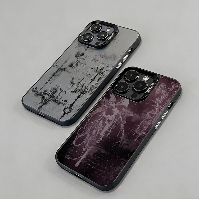 Cybersigilismus Gothic Handyhülle für Samsung Galaxy S26 S25 S24 S23 S22 S21 Note20 FE Ultra Edge Plus Matte Anti Fall Cover - Bild 1