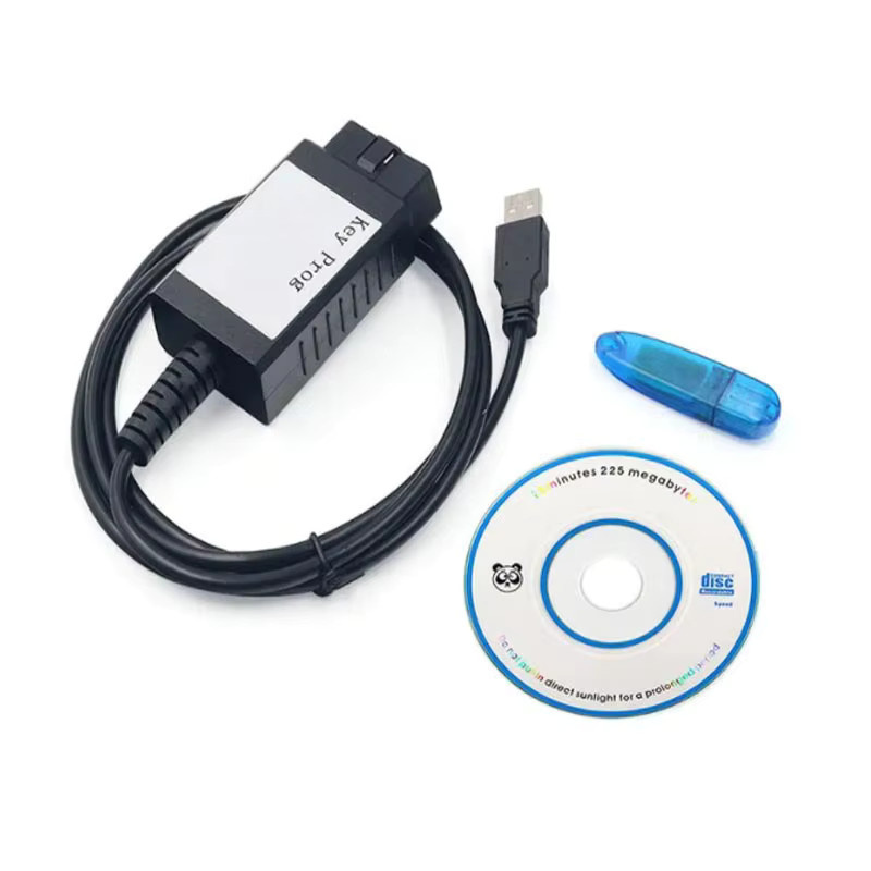 YIQIXIN FNR Key Prog 4 IN 1 Schlüsselprogrammierer mit USB-Dongle für Nissan, Renault und Ford, OBD2 Auto-Diagnosetool, Schwarz - Bild 2