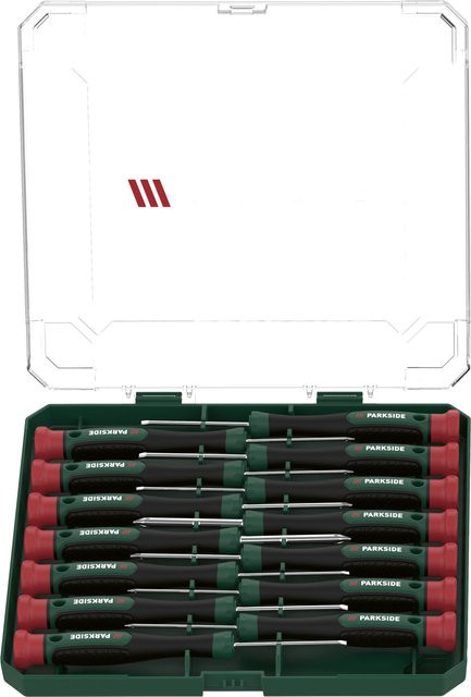 Parkside 7-teiliges Werkzeugset mit Schraubendrehern, Inbusschlüsseln und Zangen in Multicolor - Bild 1