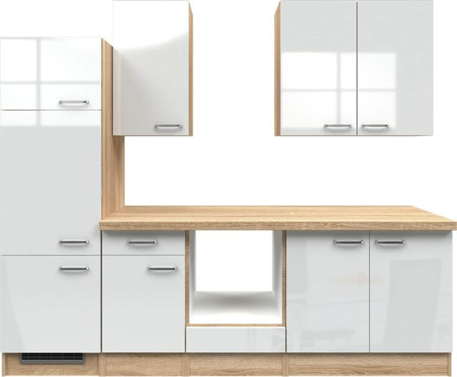 Flex-Well Küchenzeile Valero ohne Elektrogeräte Breite: 270 cm - Bild 1