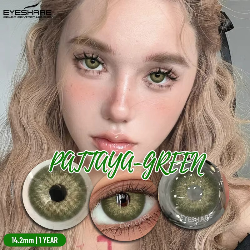 EYESHARE Farbkontaktlinsen, Grün, 2 Stück, Unisex - Bild 1