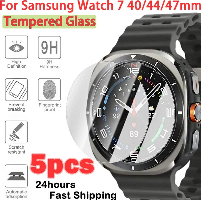 Schutzfolie Glas für Samsung Watch, transparent - Bild 1