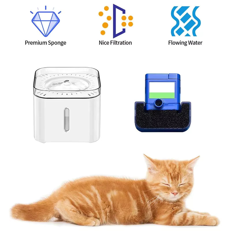 RONLOOL Schwamm Filter für Tier Trinkbrunnen als Ersatzteil für Katzen und Hunde - Bild 4